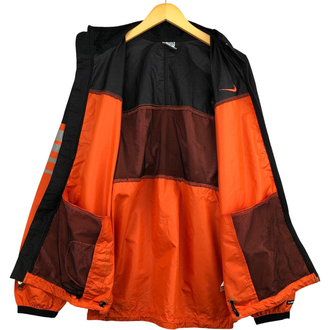 Vintage 90'S Nike CLIMA-FIT windbreaker, men's size M polyester orange type Vintage Second Hand