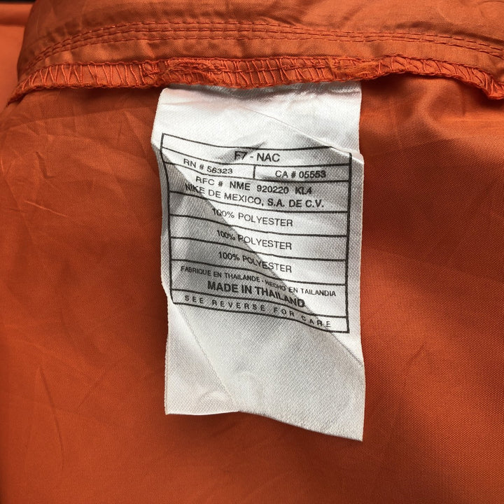 Vintage 90'S Nike CLIMA-FIT windbreaker, men's size M polyester orange type Vintage Second Hand