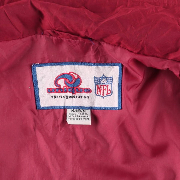 Unique NFL San Francisco 49ers back logo windbreaker, men's size M, vintage unclear burgundy type Vintage Second Hand