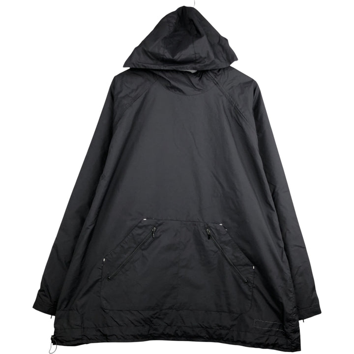 2000'S Nike Half-Zip Hooded Nylon Pullover, Men's XL Nylon black type Vintage Second Hand