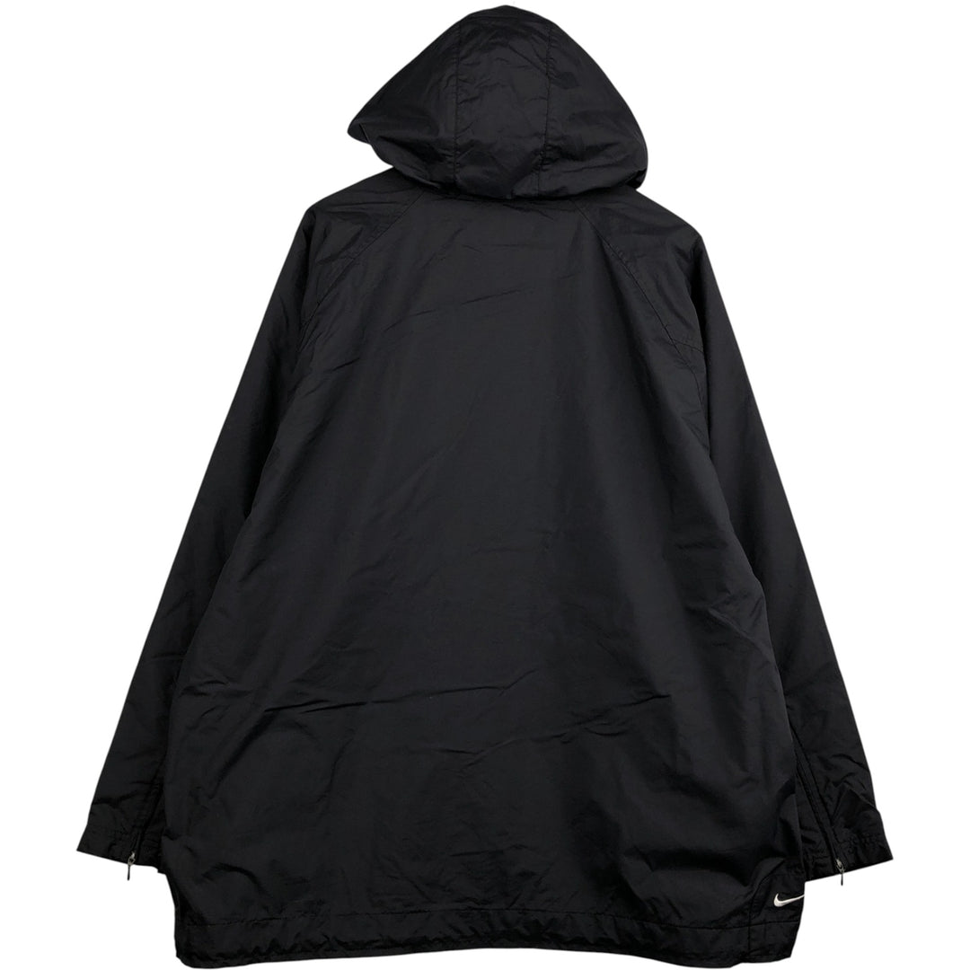 2000'S Nike Half-Zip Hooded Nylon Pullover, Men's XL Nylon black type Vintage Second Hand