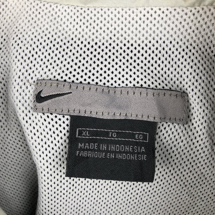 2000'S Nike Half-Zip Hooded Nylon Pullover, Men's XL Nylon black type Vintage Second Hand