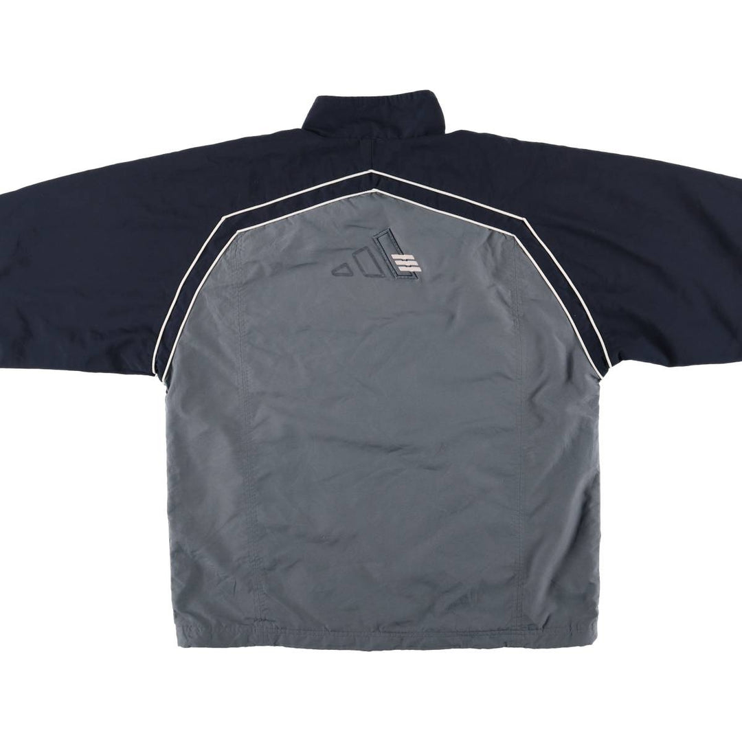 00'S adidas windbreaker, men's size S polyester gray type Vintage Second Hand