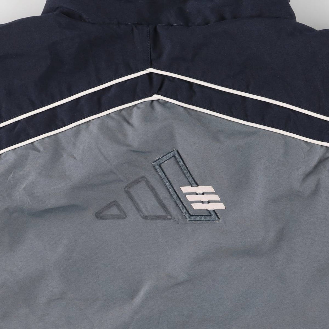 00'S adidas windbreaker, men's size S polyester gray type Vintage Second Hand