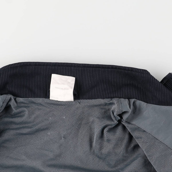 00'S adidas windbreaker, men's size S polyester gray type Vintage Second Hand