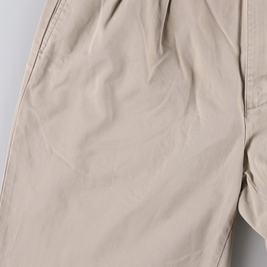 Ralph Lauren POLO RALPH LAUREN ANDREW PANT Two-pleat chino pants Men's size W34 cotton Beige type Vintage Second Hand