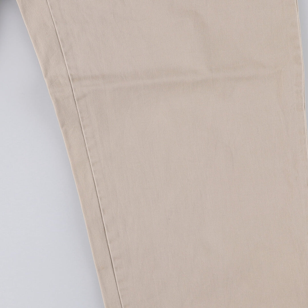 Ralph Lauren POLO RALPH LAUREN ANDREW PANT Two-pleat chino pants Men's size W34 cotton Beige type Vintage Second Hand