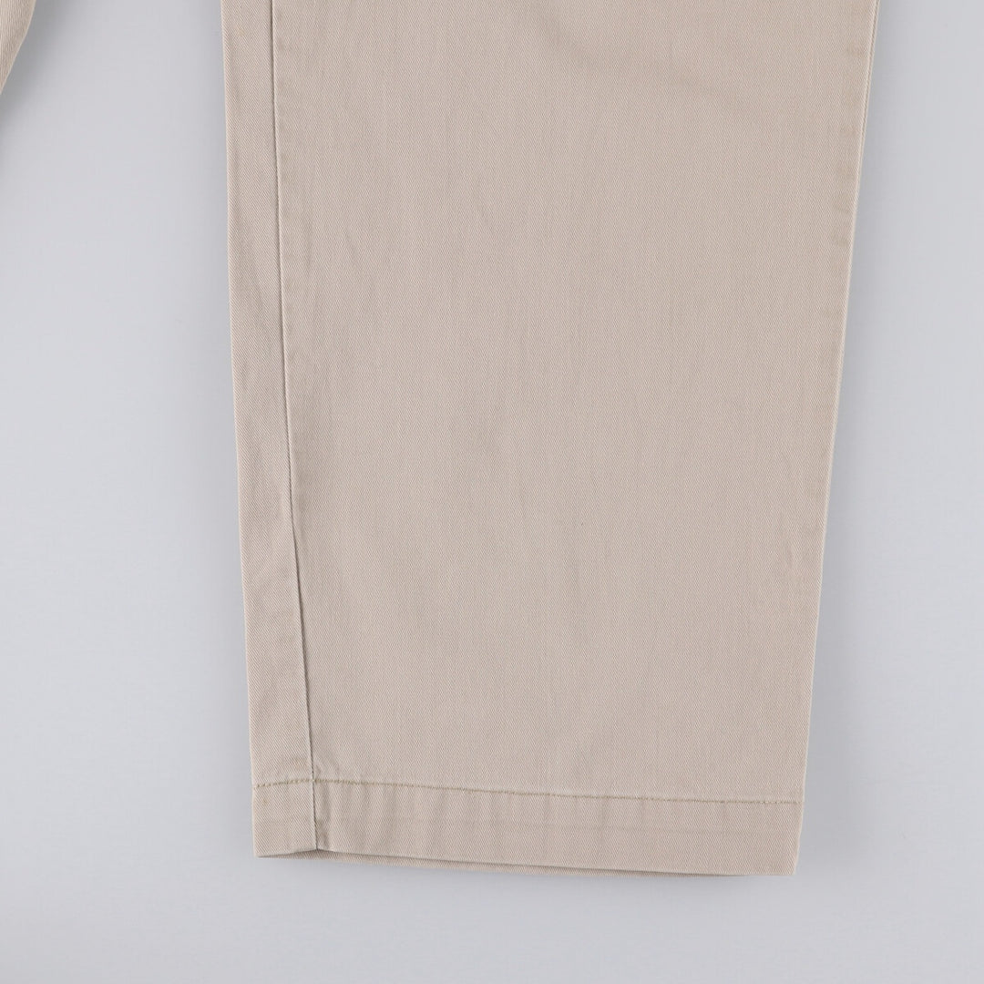 Ralph Lauren POLO RALPH LAUREN ANDREW PANT Two-pleat chino pants Men's size W34 cotton Beige type Vintage Second Hand