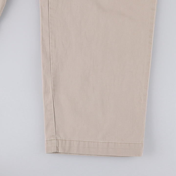 Ralph Lauren POLO RALPH LAUREN ANDREW PANT Two-pleat chino pants Men's size W34 cotton Beige type Vintage Second Hand