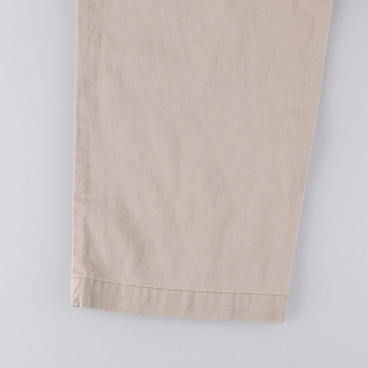 Ralph Lauren POLO RALPH LAUREN ANDREW PANT Two-pleat chino pants Men's size W34 cotton Beige type Vintage Second Hand