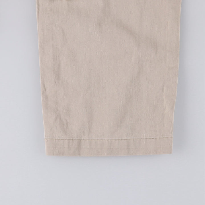 Ralph Lauren POLO RALPH LAUREN ANDREW PANT Two-pleat chino pants Men's size W34 cotton Beige type Vintage Second Hand