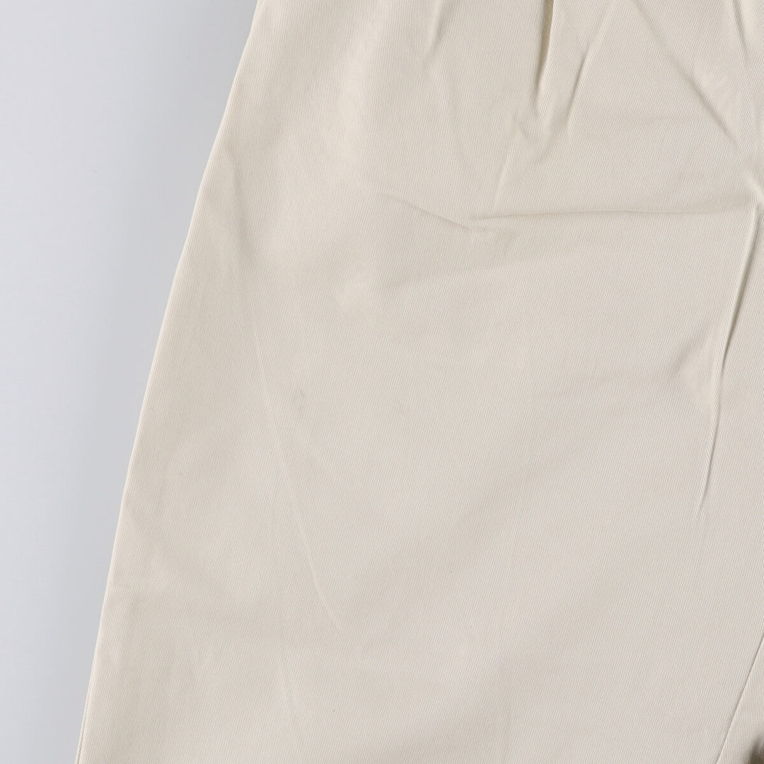 Ralph Lauren POLO by Ralph Lauren ANDREW PANT Two-pleat chino pants for men, equivalent to W34 cotton ivory Vintage Second Hand