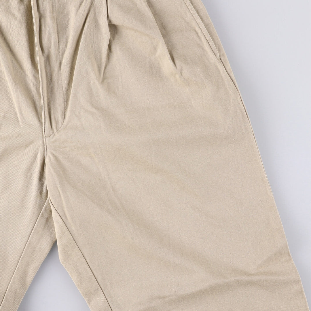 Ralph Lauren Polo Ralph Lauren HAMMONO PANT Two-pleat Chino Pants Men's Size W31 cotton Beige type Vintage Second Hand
