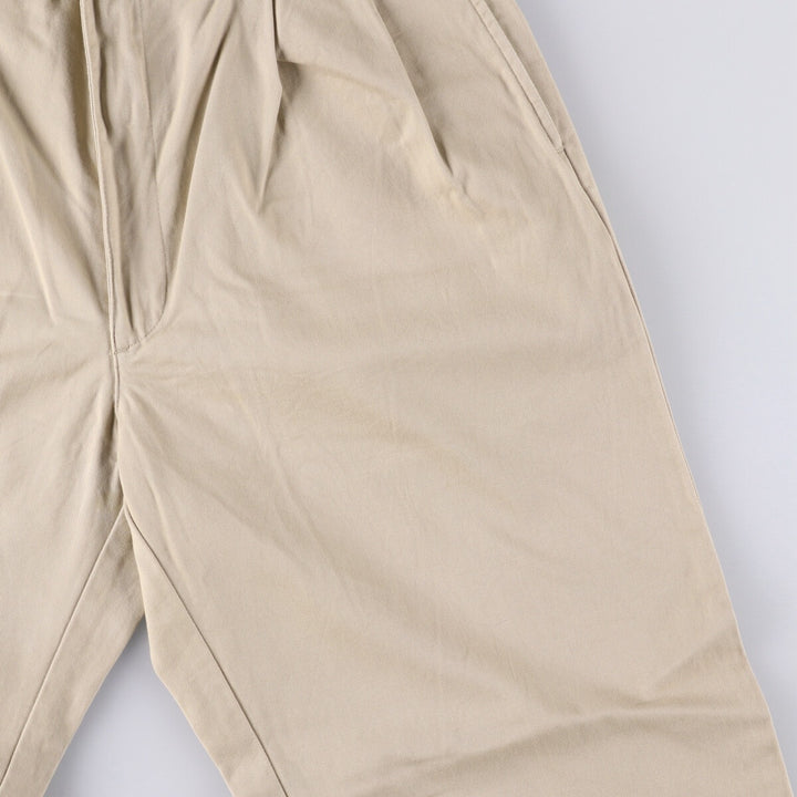 Ralph Lauren Polo Ralph Lauren HAMMONO PANT Two-pleat Chino Pants Men's Size W31 cotton Beige type Vintage Second Hand