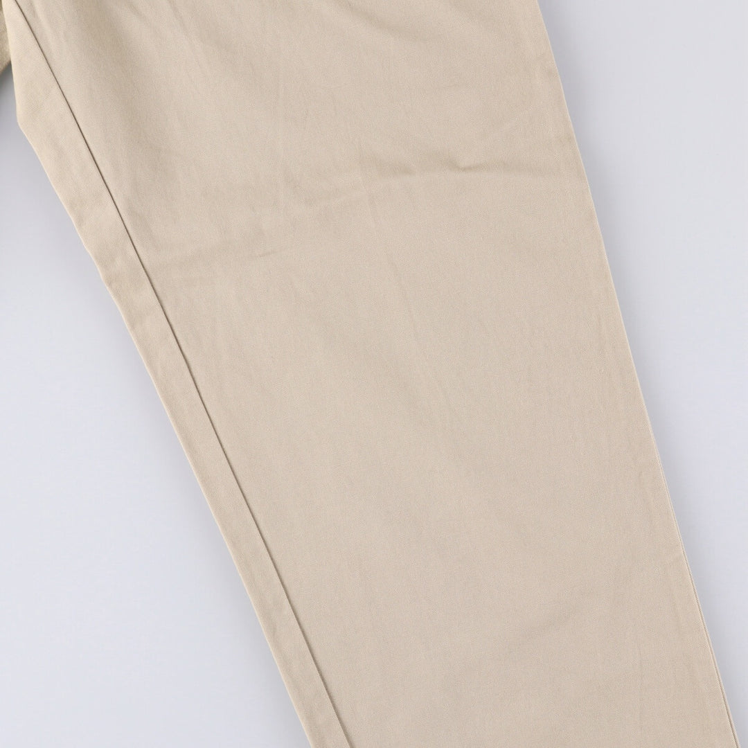 Ralph Lauren Polo Ralph Lauren HAMMONO PANT Two-pleat Chino Pants Men's Size W31 cotton Beige type Vintage Second Hand