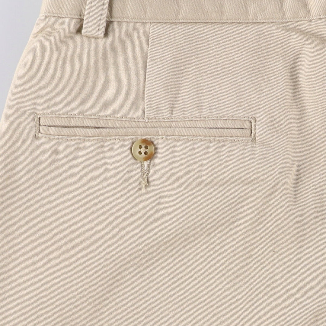 Ralph Lauren Polo Ralph Lauren HAMMONO PANT Two-pleat Chino Pants Men's Size W31 cotton Beige type Vintage Second Hand