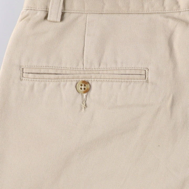 Ralph Lauren Polo Ralph Lauren HAMMONO PANT Two-pleat Chino Pants Men's Size W31 cotton Beige type Vintage Second Hand
