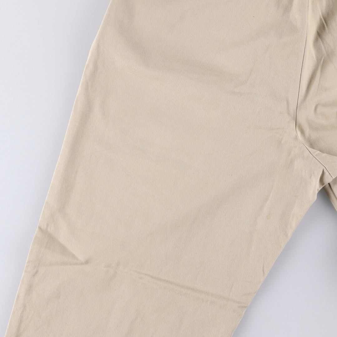 Ralph Lauren Polo Ralph Lauren HAMMONO PANT Two-pleat Chino Pants Men's Size W31 cotton Beige type Vintage Second Hand