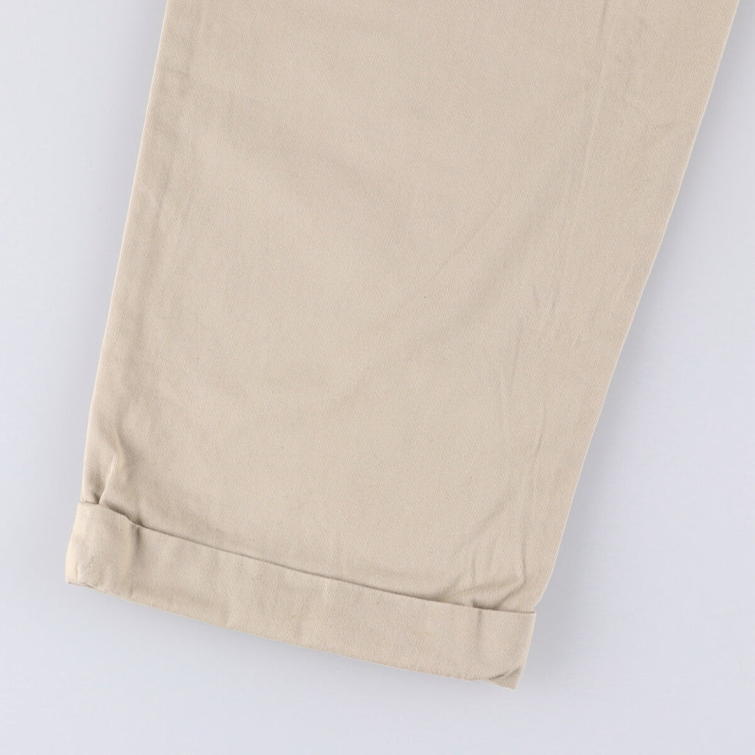 Ralph Lauren Polo Ralph Lauren HAMMONO PANT Two-pleat Chino Pants Men's Size W31 cotton Beige type Vintage Second Hand