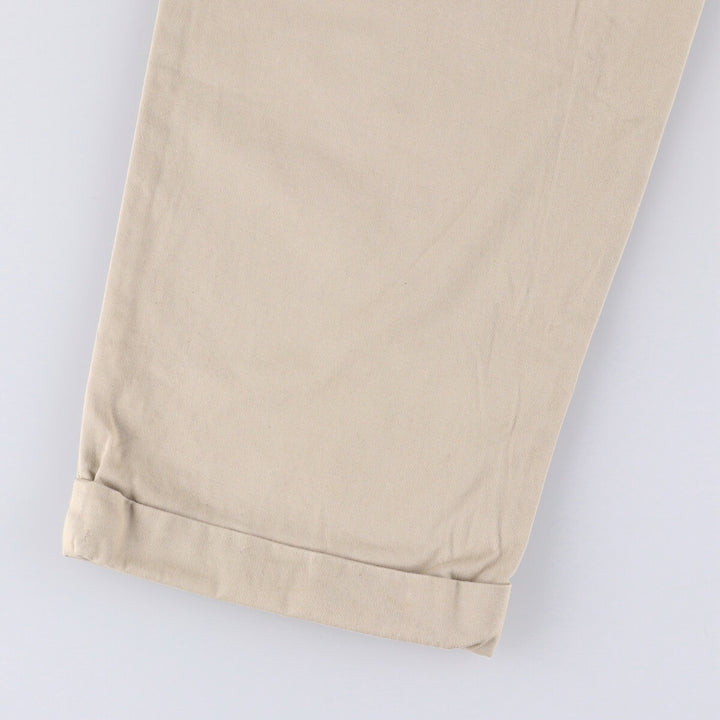 Ralph Lauren Polo Ralph Lauren HAMMONO PANT Two-pleat Chino Pants Men's Size W31 cotton Beige type Vintage Second Hand