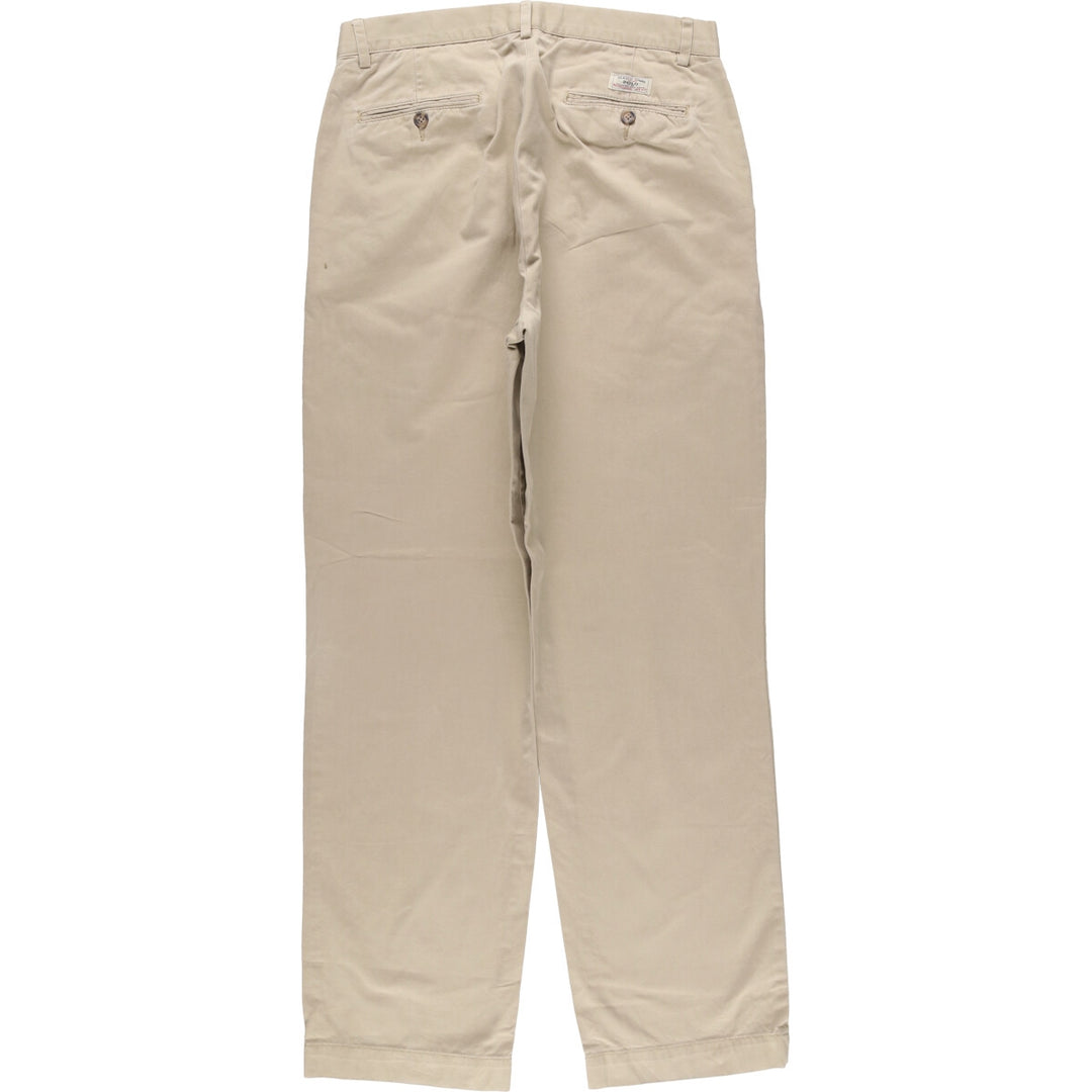 Ralph Lauren POLO by Ralph Lauren Chino Pants Men's W33 equivalent cotton Beige type Vintage Second Hand