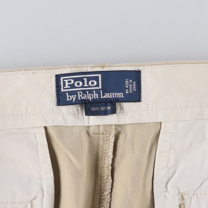 Ralph Lauren POLO by Ralph Lauren Chino Pants Men's W33 equivalent cotton Beige type Vintage Second Hand