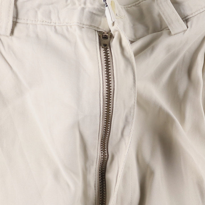 Ralph Lauren POLO RALPH LAUREN HAMMOND PANT, two-pleat chino pants, men's size W34 cotton pale white type Vintage Second Hand