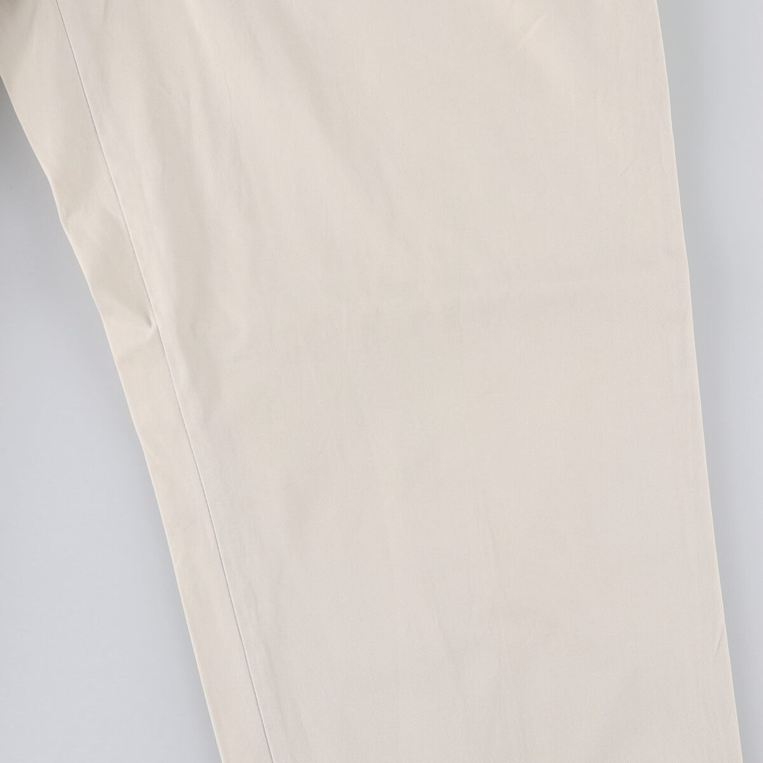 Ralph Lauren POLO RALPH LAUREN HAMMOND PANT, two-pleat chino pants, men's size W34 cotton pale white type Vintage Second Hand