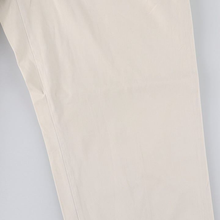 Ralph Lauren POLO RALPH LAUREN HAMMOND PANT, two-pleat chino pants, men's size W34 cotton pale white type Vintage Second Hand