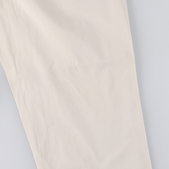 Ralph Lauren POLO RALPH LAUREN HAMMOND PANT, two-pleat chino pants, men's size W34 cotton pale white type Vintage Second Hand
