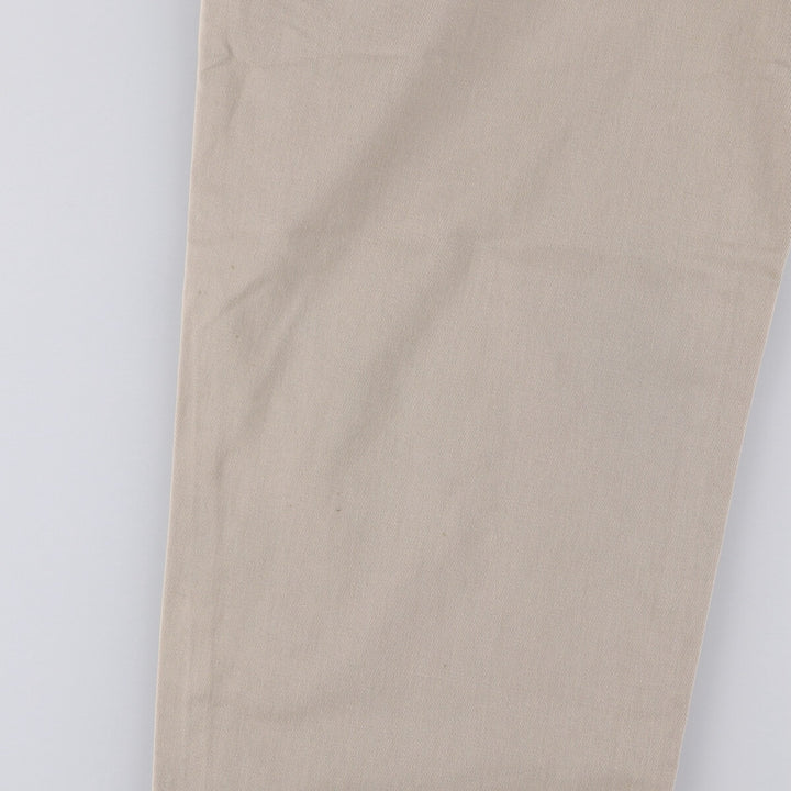 Ralph Lauren POLO RALPH LAUREN Two-pleat chino pants for men, size W34 cotton Beige type Vintage Second Hand