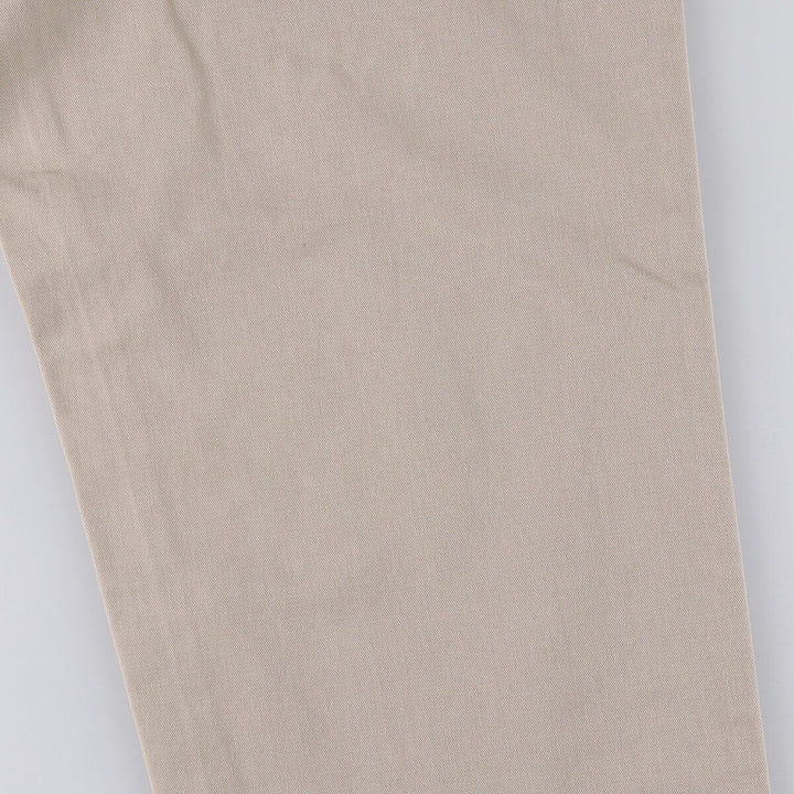 Ralph Lauren POLO RALPH LAUREN Two-pleat chino pants for men, size W34 cotton Beige type Vintage Second Hand