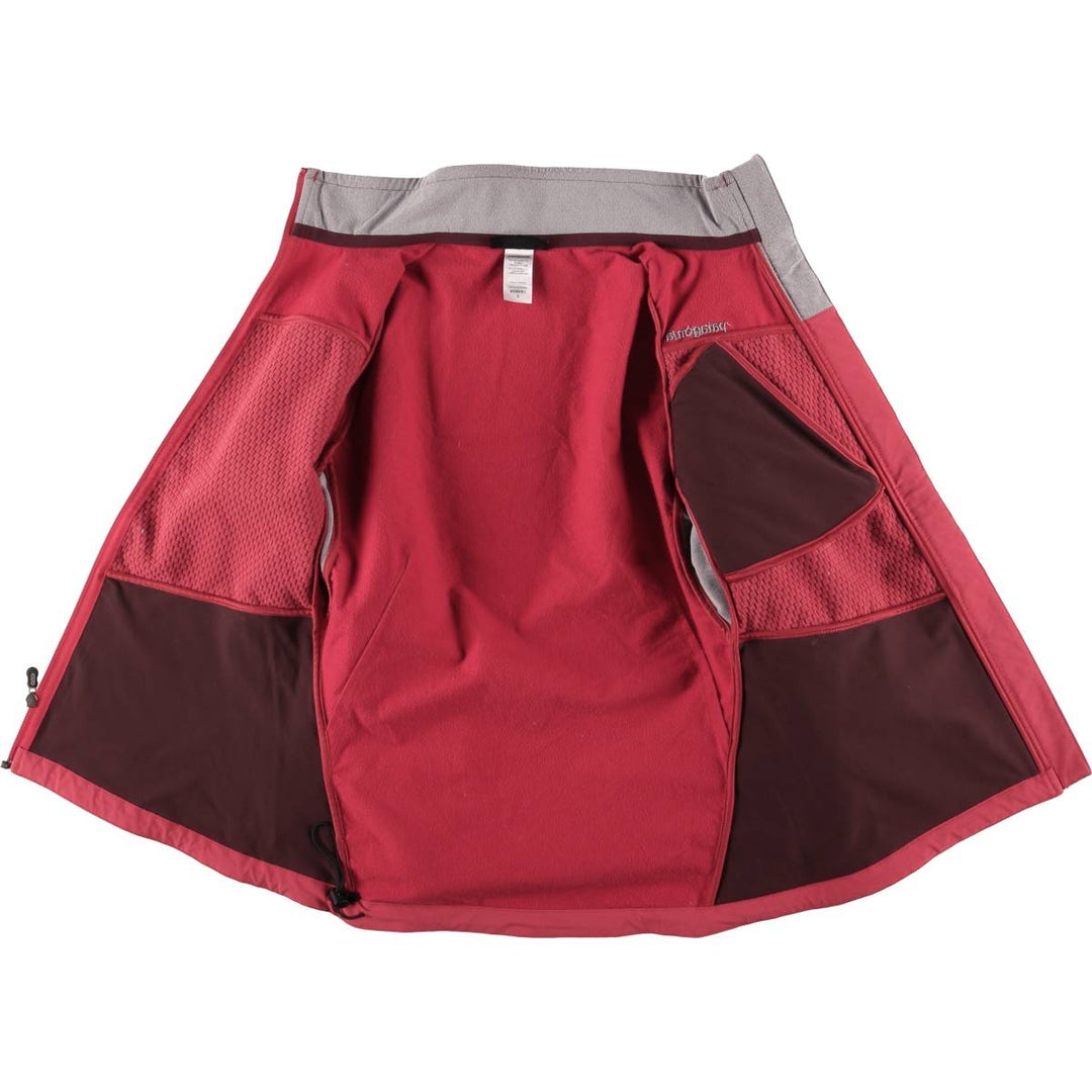 2000'S Patagonia 24945F9 Softshell Jacket, Women's Size Small polyester red type Vintage Second Hand