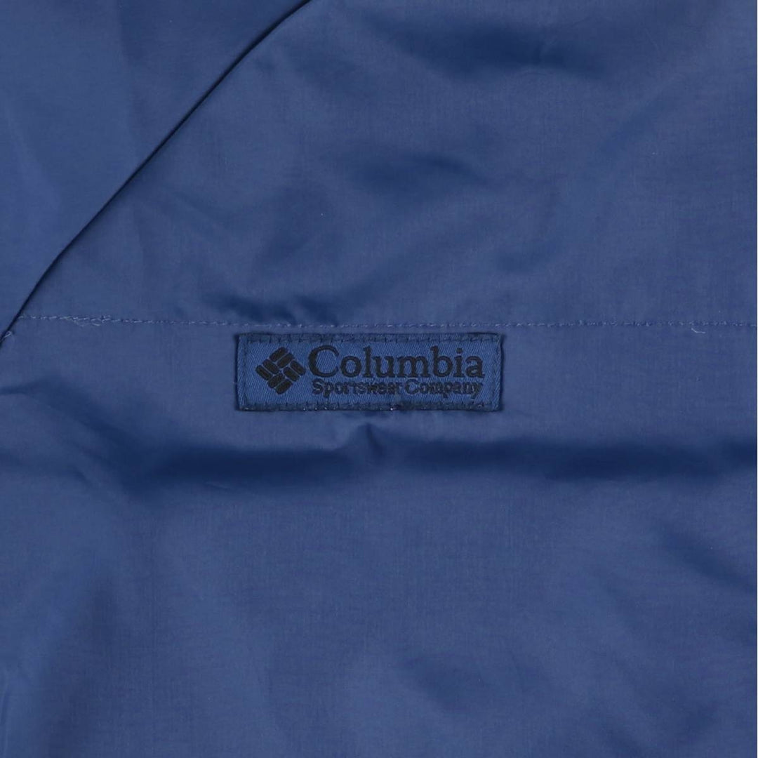 90'S Columbia White Tag Padded Reversible Mountain Jacket, Shell Jacket, Women's Size Medium Nylon blue type Vintage Second Hand
