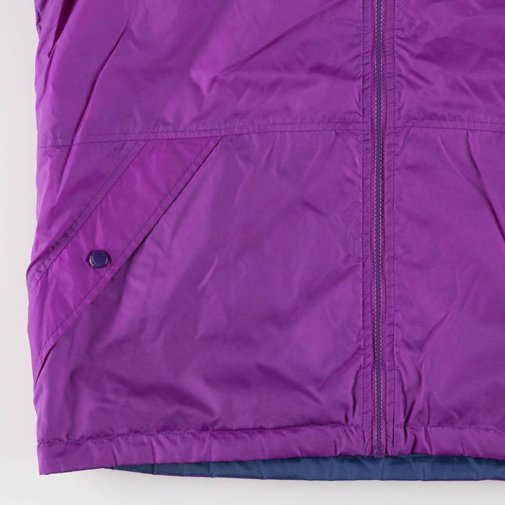 90'S Columbia White Tag Padded Reversible Mountain Jacket, Shell Jacket, Women's Size Medium Nylon blue type Vintage Second Hand