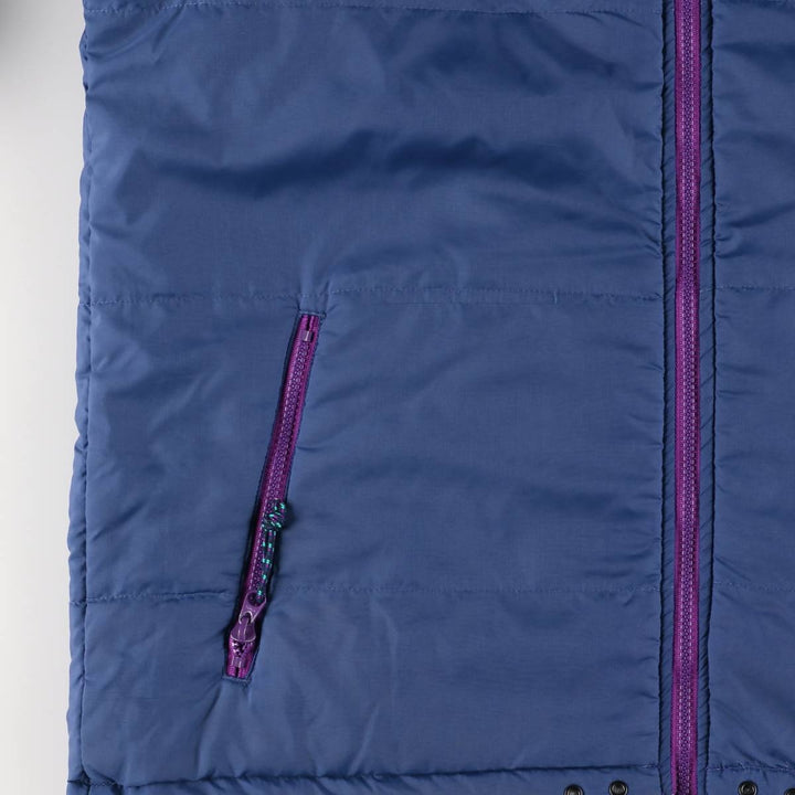 90'S Columbia White Tag Padded Reversible Mountain Jacket, Shell Jacket, Women's Size Medium Nylon blue type Vintage Second Hand