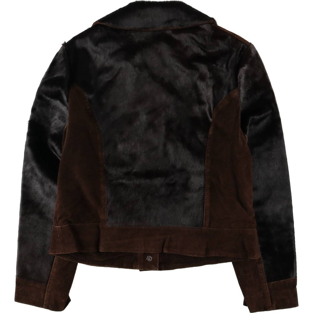 Kilgus Leather Jacket, Women's Size S unclear black type Vintage Second Hand