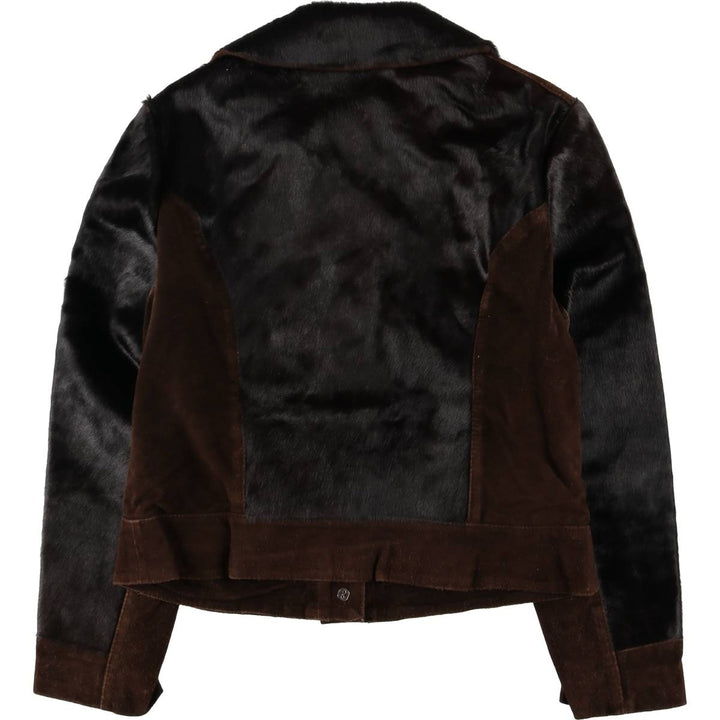 Kilgus Leather Jacket, Women's Size S unclear black type Vintage Second Hand