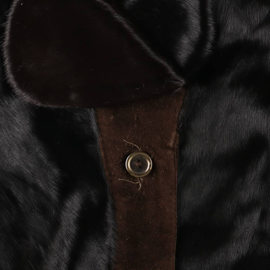 Kilgus Leather Jacket, Women's Size S unclear black type Vintage Second Hand