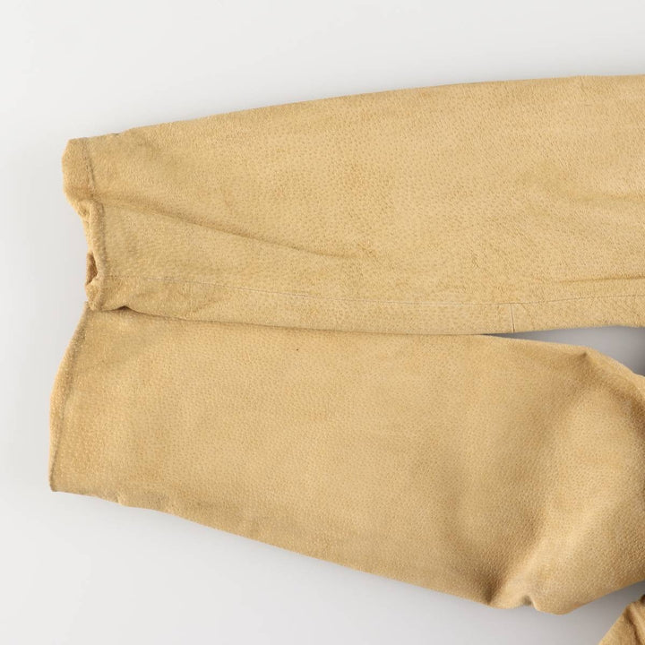 CRIPPLE CREEK Suede Leather Jacket, Women's Size S Genuine suede leather Beige type Vintage Second Hand