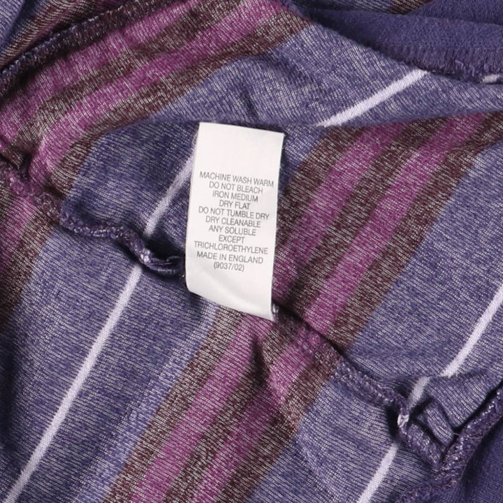 Burberry's BURBERRY LONDON striped velour track jacket, made in the UK, size L. cotton purple type Vintage Second Hand