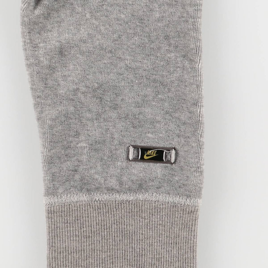 Nike Velour Track Jacket, Women's Size Small cotton gray type Vintage Second Hand