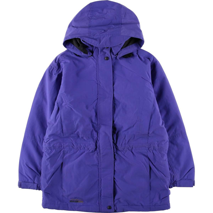 Vintage 90'S Eddie Bauer padded mountain parka, shell jacket, and puffer jacket, size S, women's. Nylon purple type Vintage Second Hand