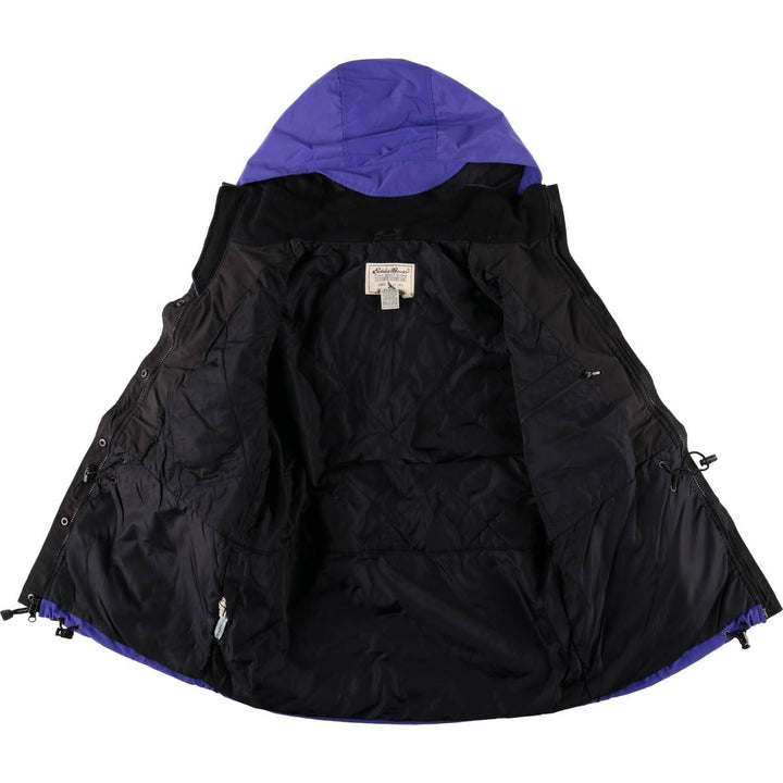 Vintage 90'S Eddie Bauer padded mountain parka, shell jacket, and puffer jacket, size S, women's. Nylon purple type Vintage Second Hand