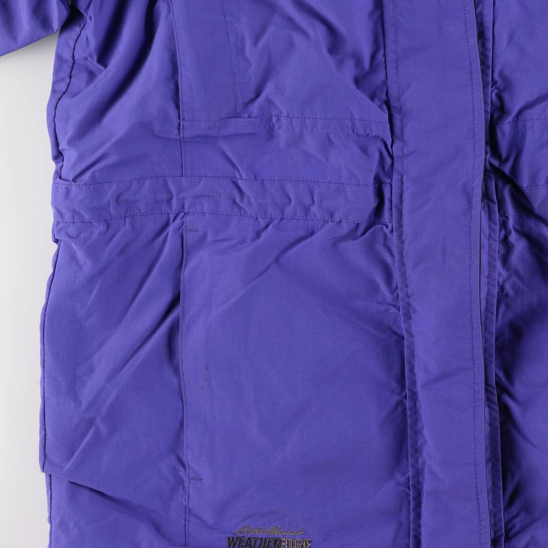 Vintage 90'S Eddie Bauer padded mountain parka, shell jacket, and puffer jacket, size S, women's. Nylon purple type Vintage Second Hand