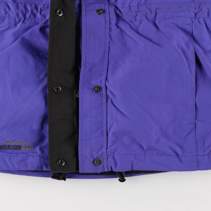 Vintage 90'S Eddie Bauer padded mountain parka, shell jacket, and puffer jacket, size S, women's. Nylon purple type Vintage Second Hand