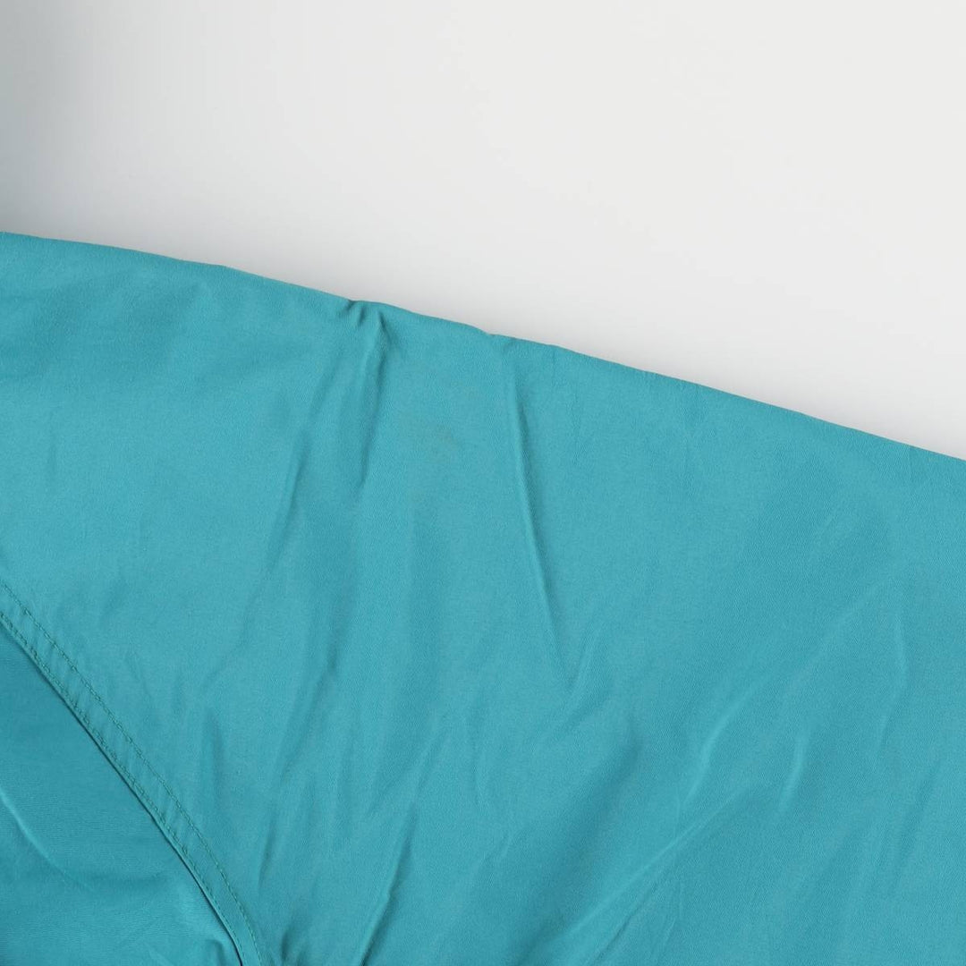 Vintage 1980'S LLBean Mountain Parka Shell Jacket, Made in USA, Women's Size L Nylon turquoise blue Vintage Second Hand