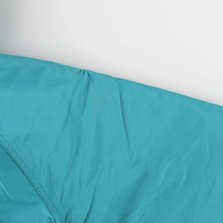 Vintage 1980'S LLBean Mountain Parka Shell Jacket, Made in USA, Women's Size L Nylon turquoise blue Vintage Second Hand