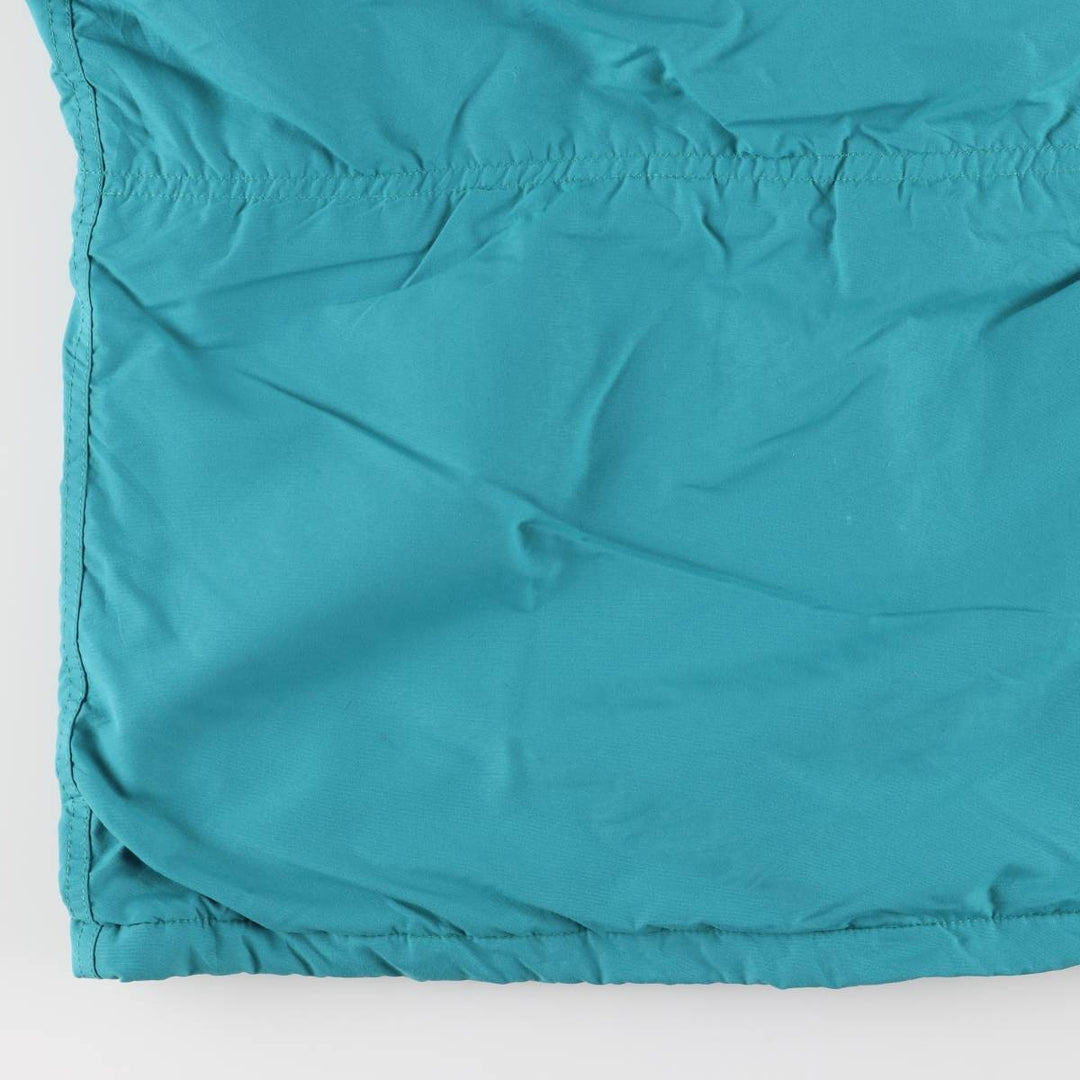 Vintage 1980'S LLBean Mountain Parka Shell Jacket, Made in USA, Women's Size L Nylon turquoise blue Vintage Second Hand