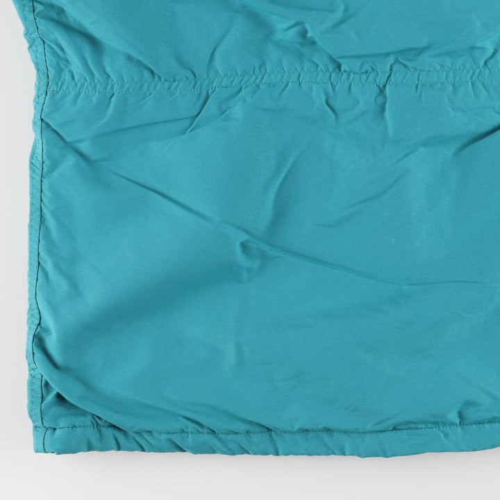 Vintage 1980'S LLBean Mountain Parka Shell Jacket, Made in USA, Women's Size L Nylon turquoise blue Vintage Second Hand